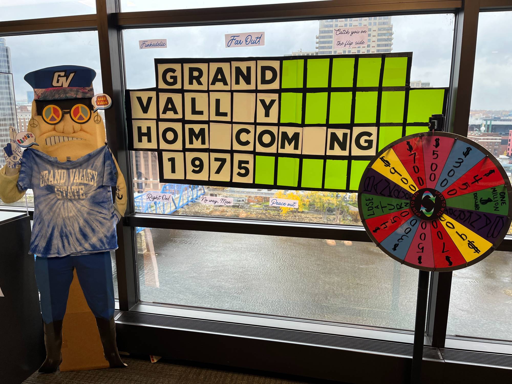 Institutional Advancement Homecoming decoration, Wheel of Fortune